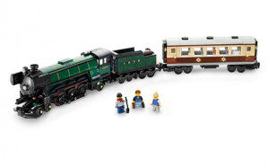 LEGO Emerald Night steam locomotive