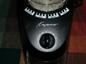 Capresso Burr Coffee Grinder Closeup