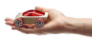 Wooden toy car